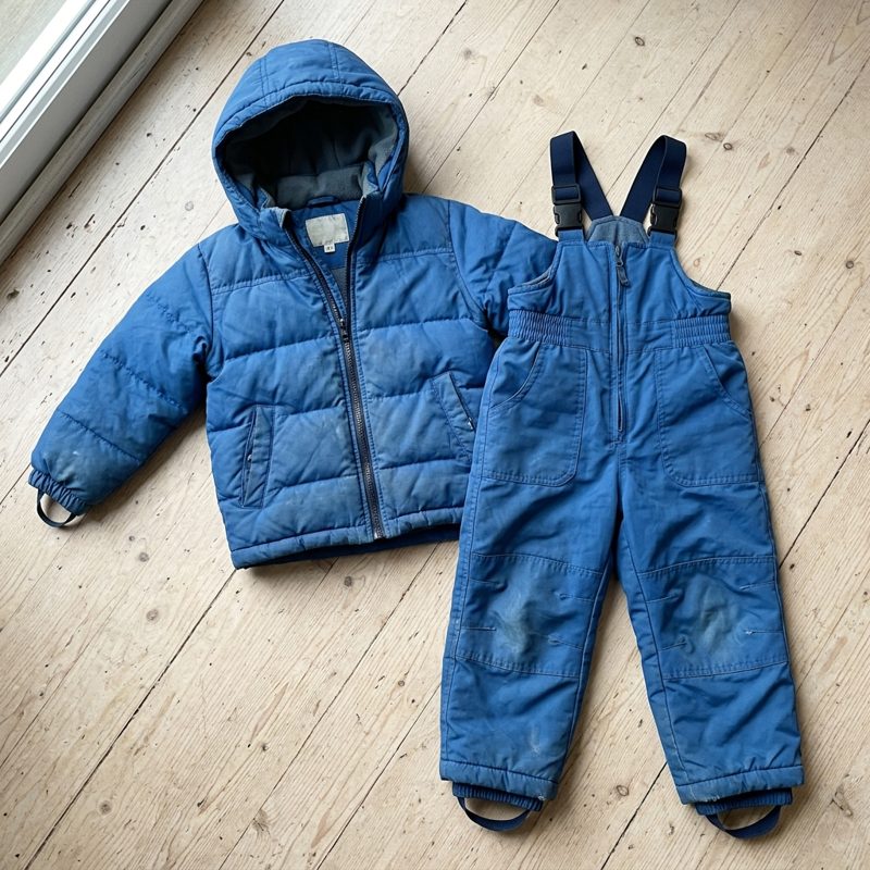 Schneeanzug Kinder blau, Gr. 104