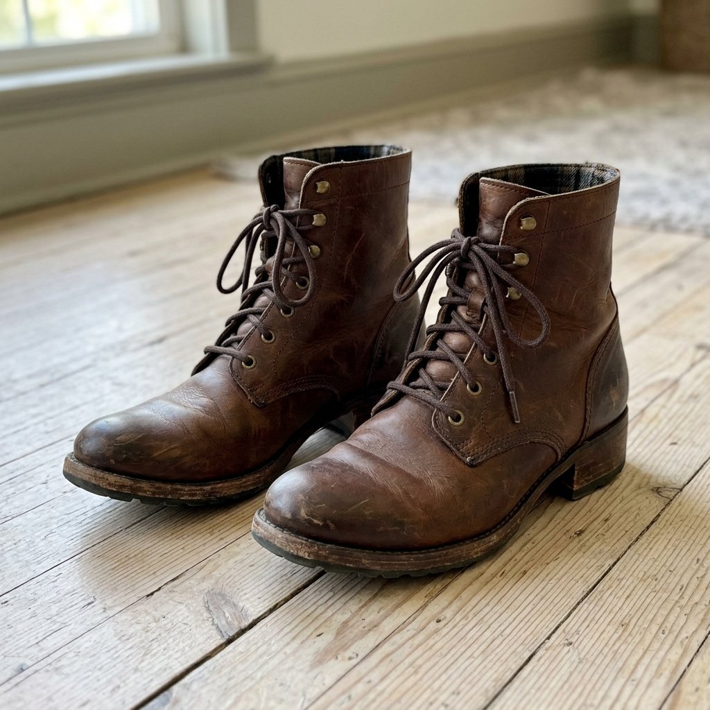 Stiefeletten Leder braun Bild 1
