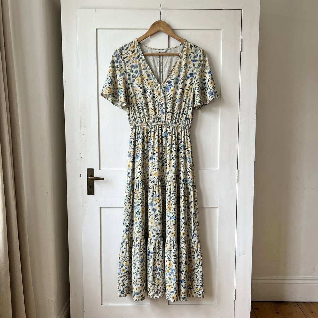 Sommerkleid mit Blumenmuster Bild 1