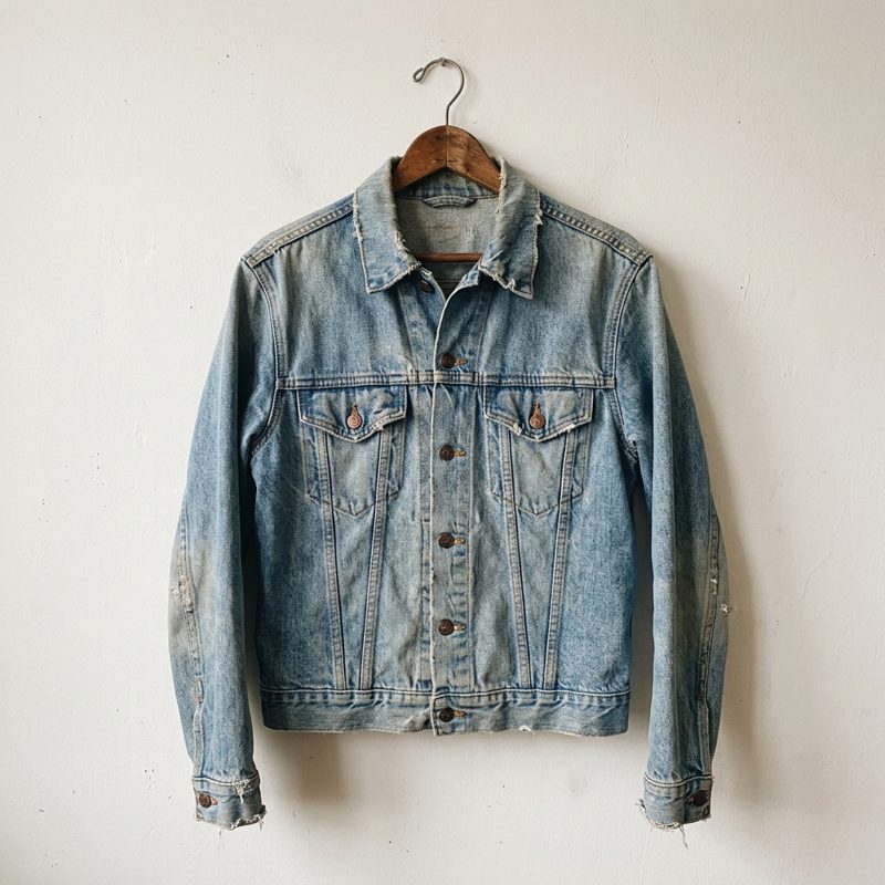 Vintage Jeansjacke hellblau