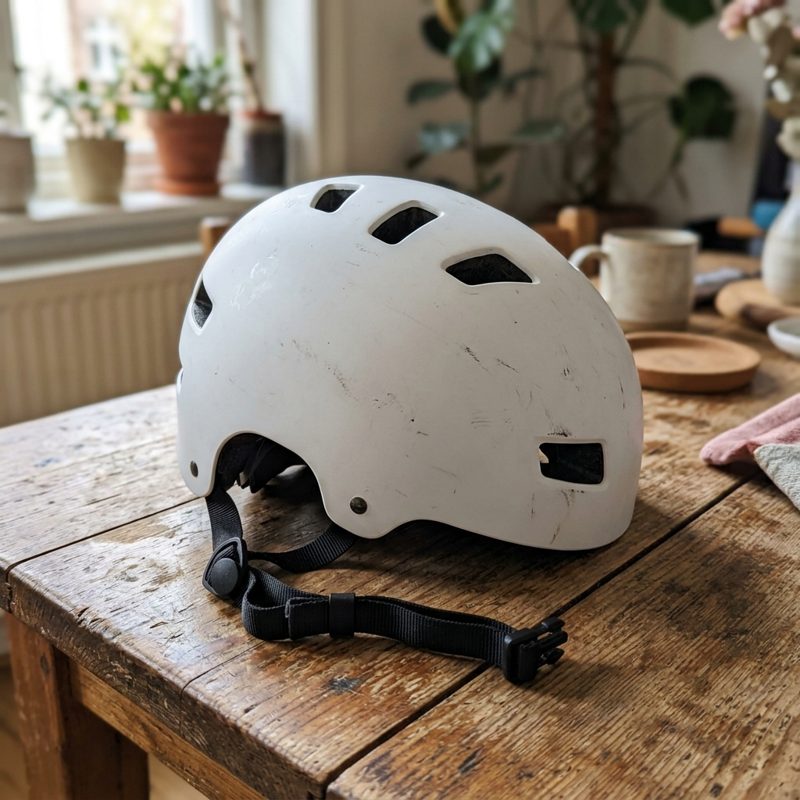 Fahrradhelm weiß, Gr. M