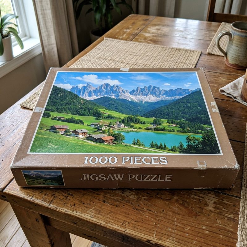 Puzzle 1000 Teile – Alpenpanorama